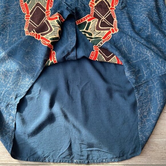 Vintage Novelty Pattern Short Sleeve  Button Down Shirt - Picture 8 of 12